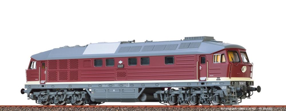 Brawa 61039: N Diesellokomotive 132 DR, Epoche IV, DC EXTRA