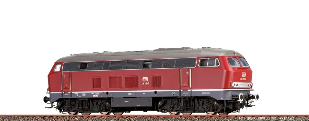Brawa 61218: N Diesellokomotive 216 DB, Epoche IV, DC Analog BASIC+