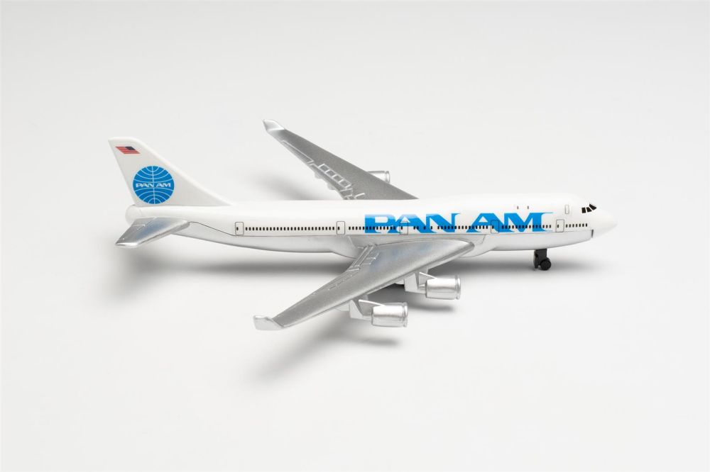 Herpa 86RT-0314: Single Plane Pan Am 747, Spiel-Flugzeug-Modell für Kinder